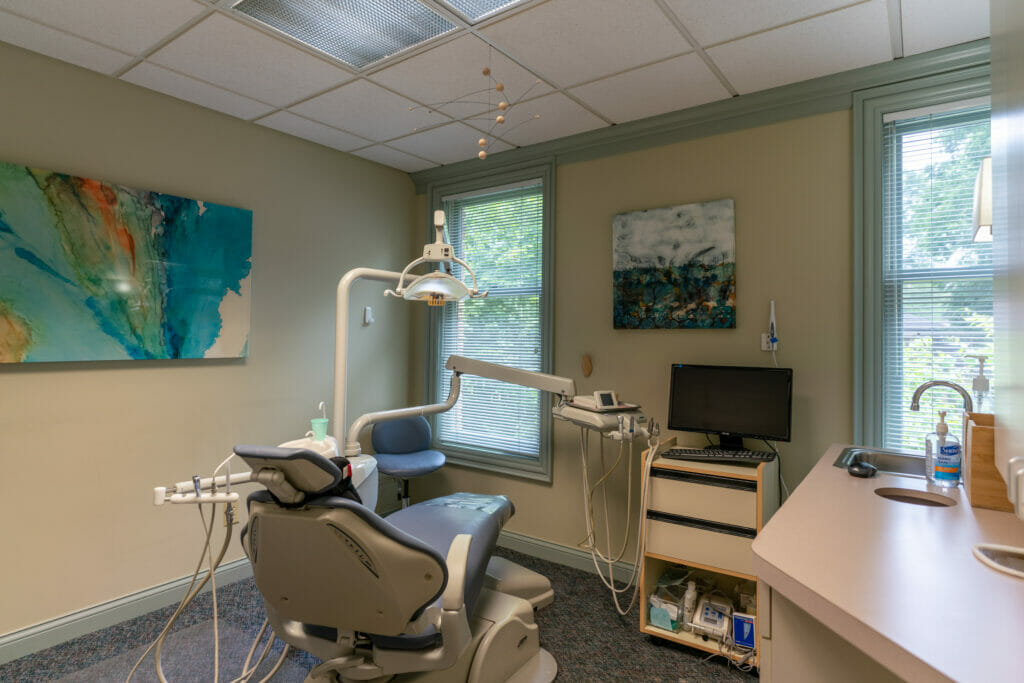 dental filling patient room at creekside